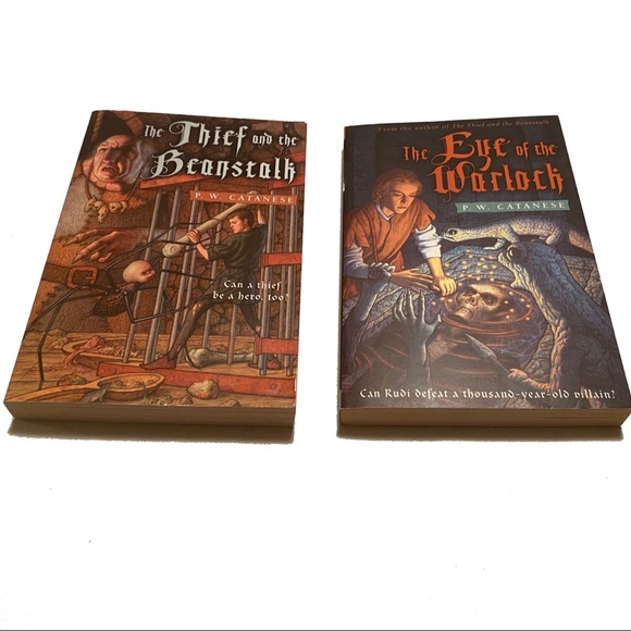 Set of 2 YA Novels Thief & Beanstalk + Warlock Sequel Fantasy Fiction Books - Picture 8 of 8